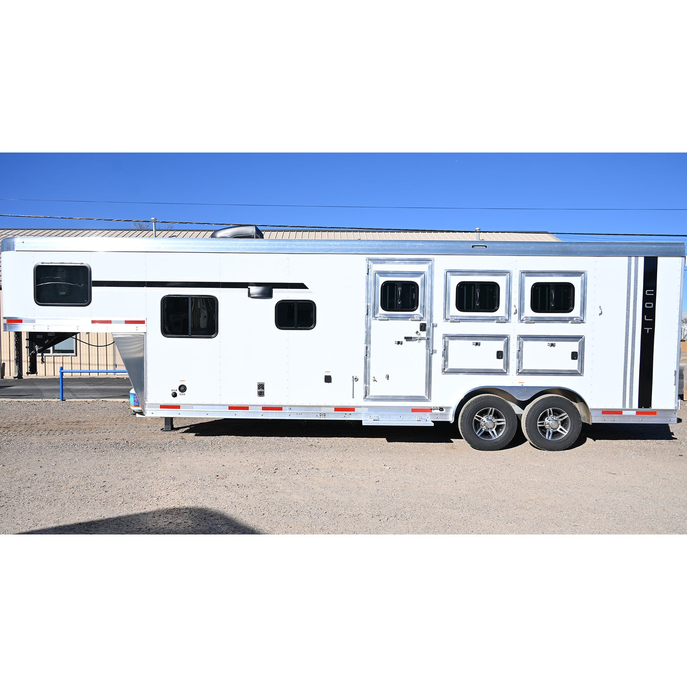 2026 Lakota Colt 3 Horse 9' Living Quarter 8' Wide Horse Trailer