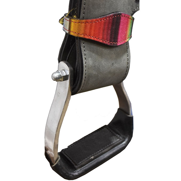 New! 15" Silver Royal by Tough One Serape Barrel Racing Saddle