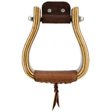 Don Orrell 3" Flat Bottom Walnut Stirrups
