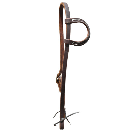 Berlin Leather Economy Oiled Slip Ear Headstall