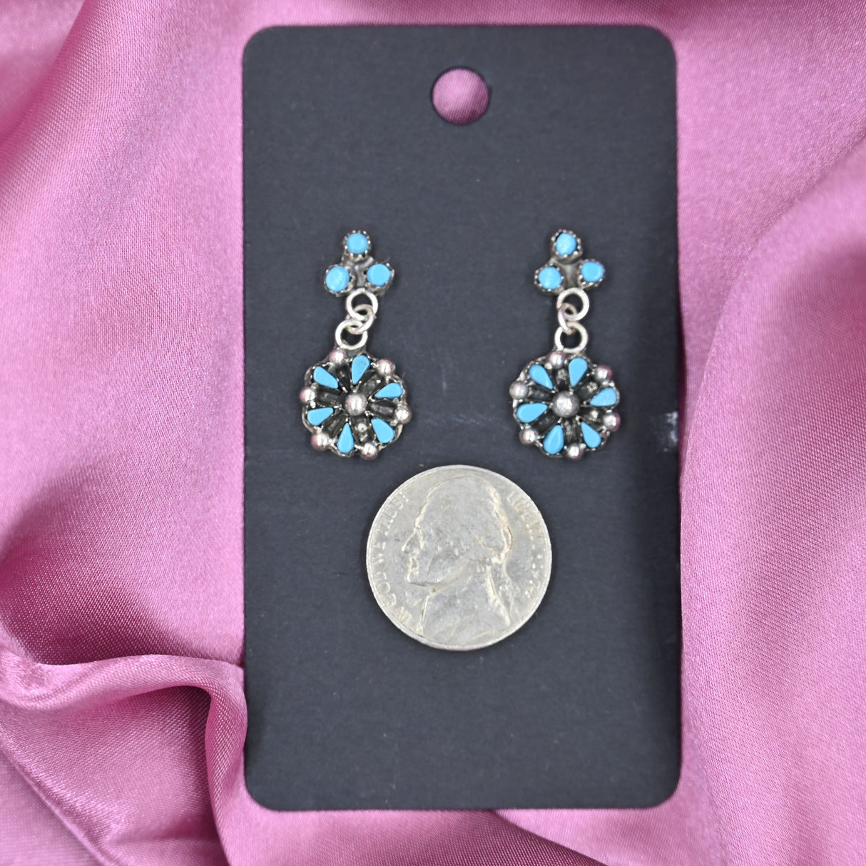 The Reagan Turquoise Cluster Dangle Earrings