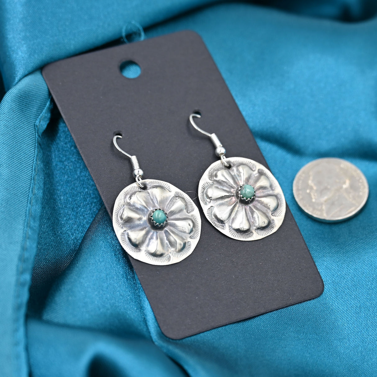 The Rowan Concho Dangle Earrings