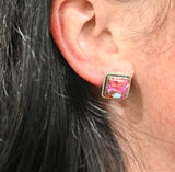 The Harley Pink Stud Earrings