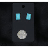 The Lauryn Rectangle Stud Earrings