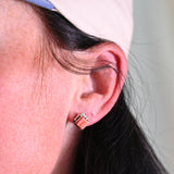 The Laurel Spiny Oyster Stud Earrings
