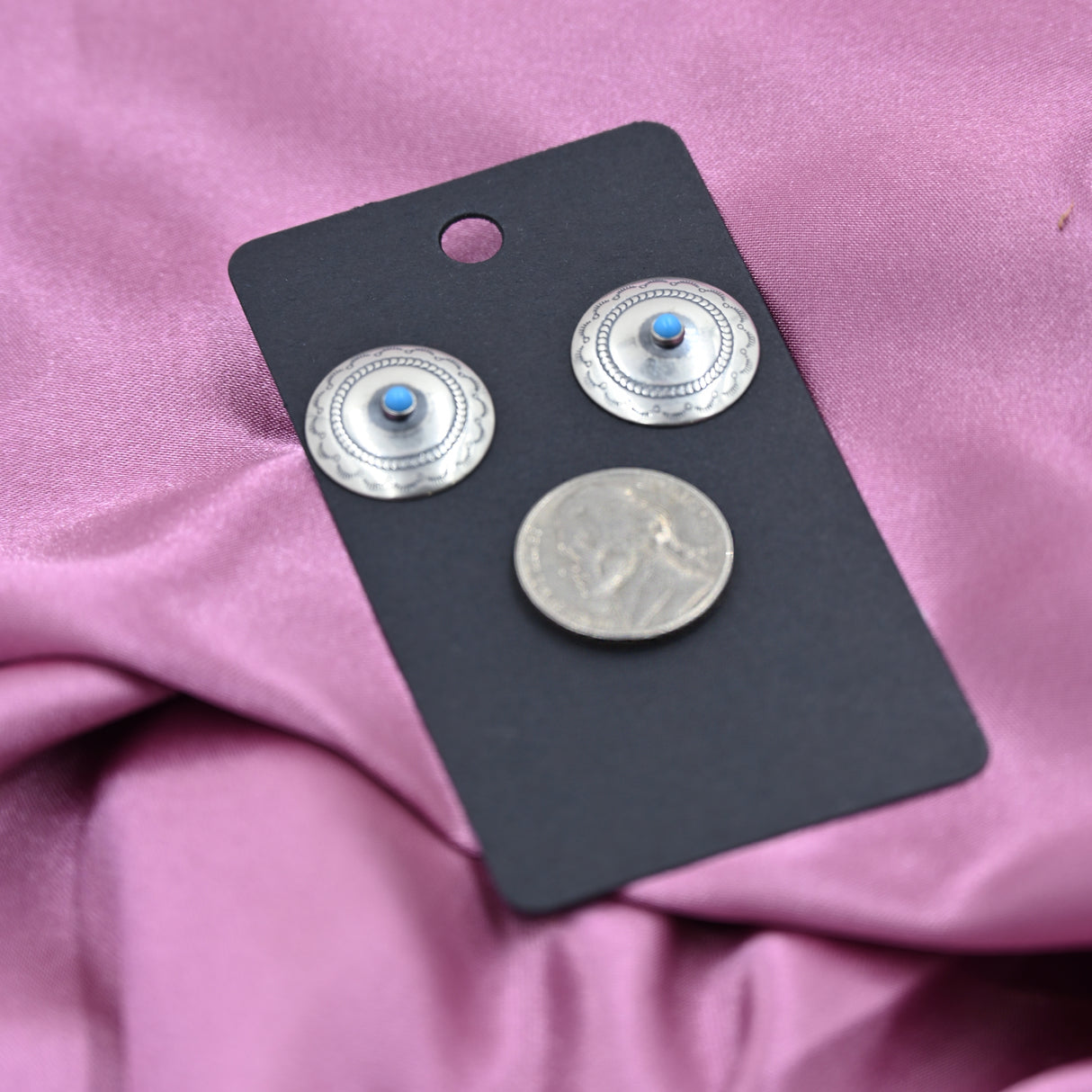The Logan Concho Stud Earrings