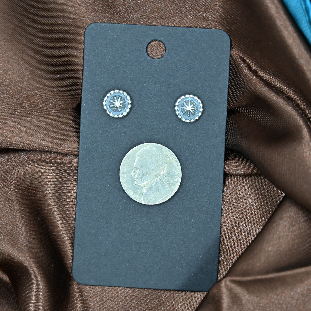 The Lyric Concho Stud Earrings