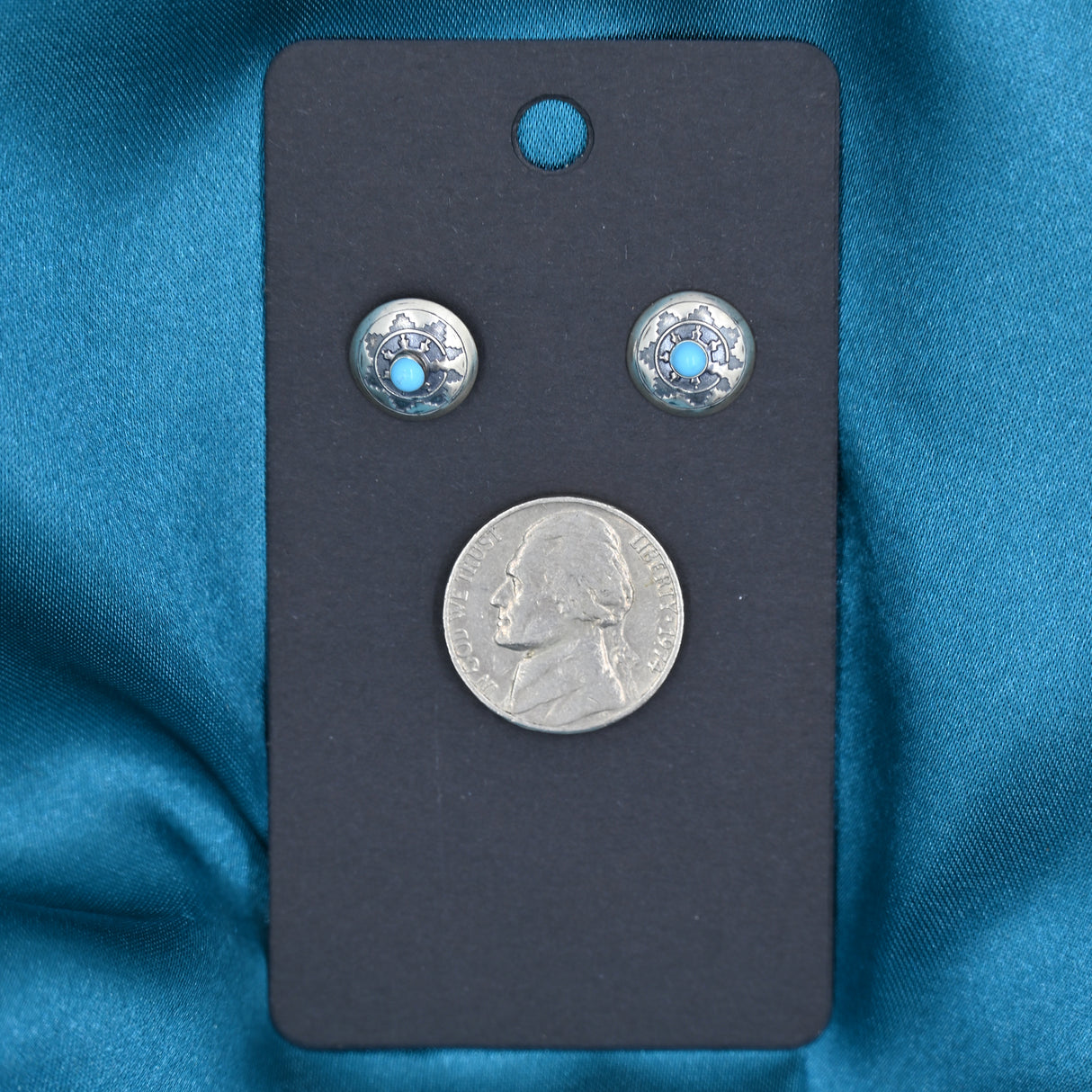 The Brynlee Stud Concho Earrings