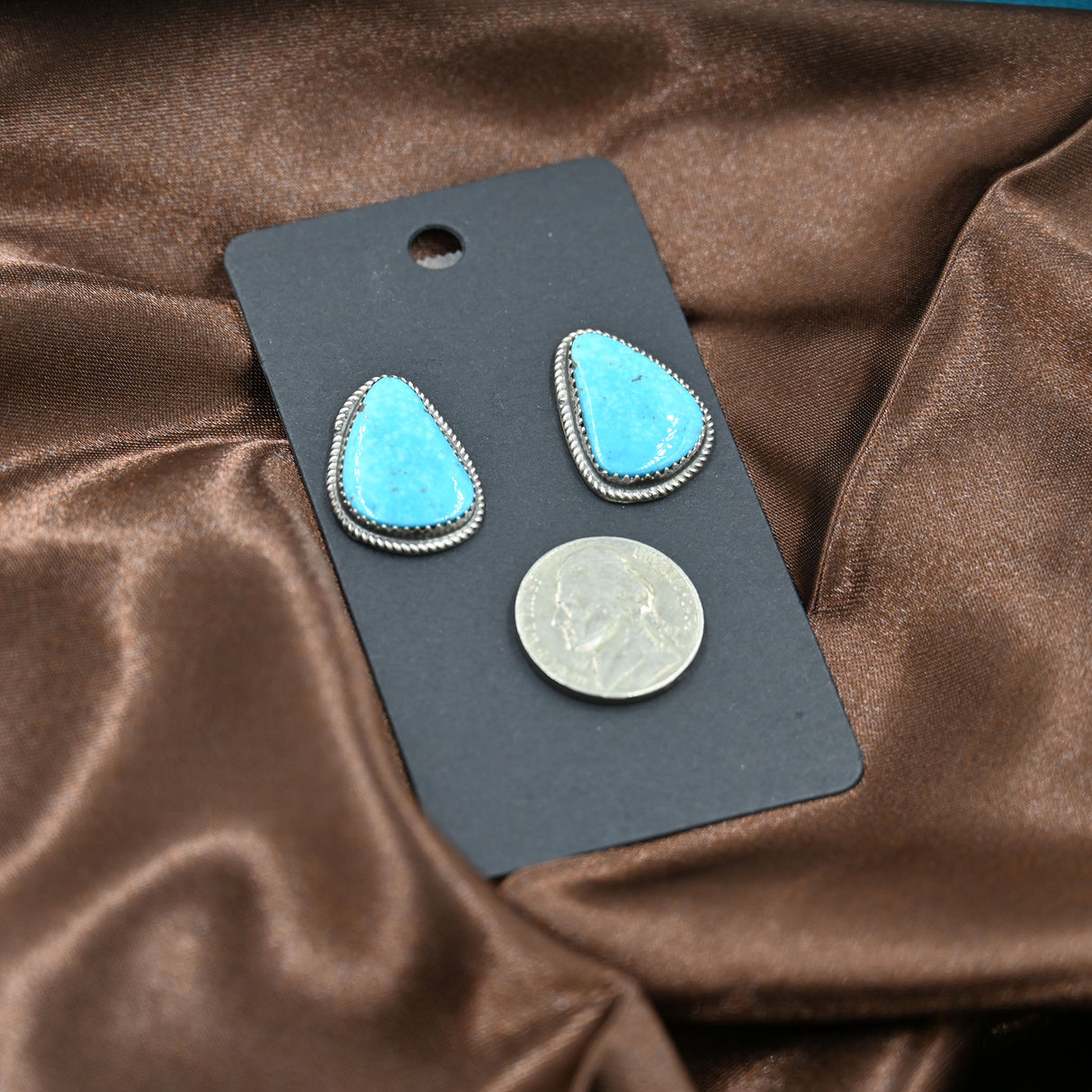 The Brooklyn Triangle Stud Earrings