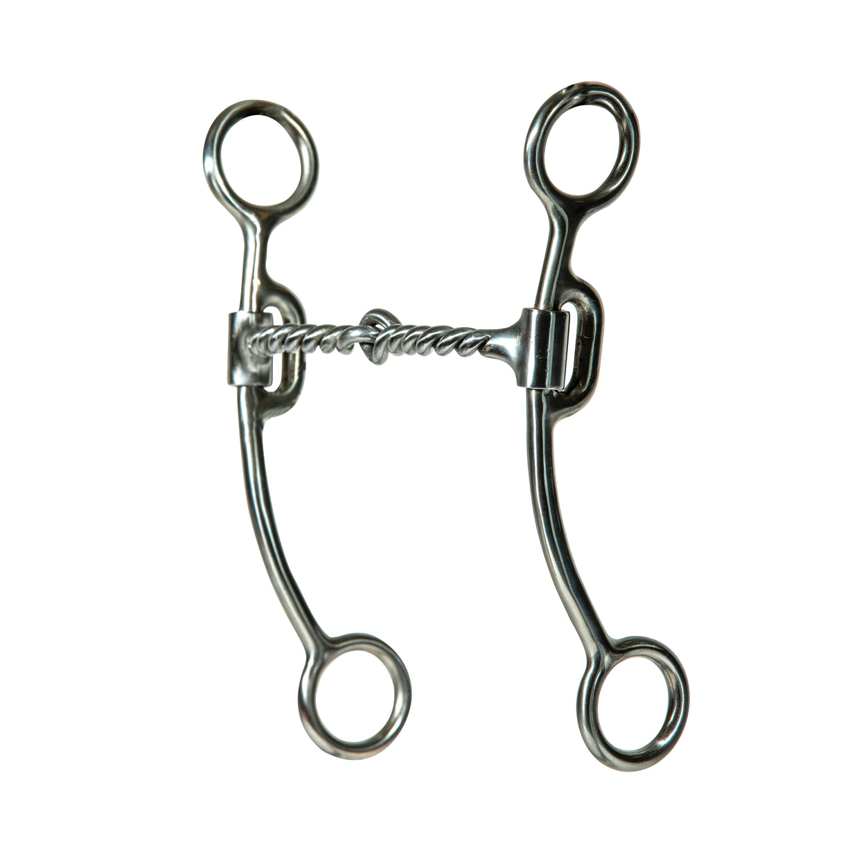 Professional's Choice Equisential 7" Shanked Twisted Wire Snaffle Bit