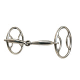 Equisential Fixed O-Ring Smooth Snaffle Bit