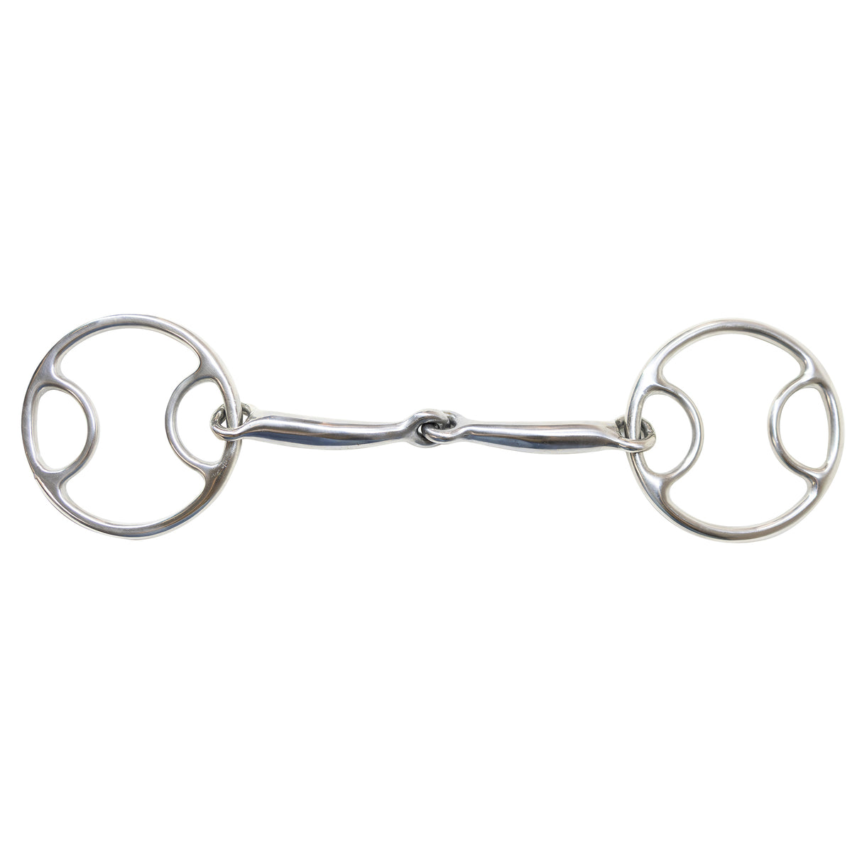 Equisential Fixed O-Ring Smooth Snaffle Bit
