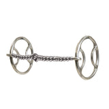 Equisential Fixed O-Ring Twisted Wire Snaffle Bit