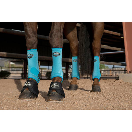 Professional s Choice 2XCool Sports Medicine Boot 4 Pack Pacific Blue Medium
