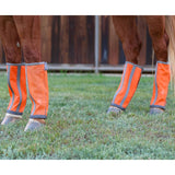 Professional's Choice Deluxe Fly Boots (4 Pack)- Orange