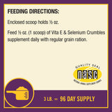 Horse Health Vita-E & Selenium Crumbles- 3lb
