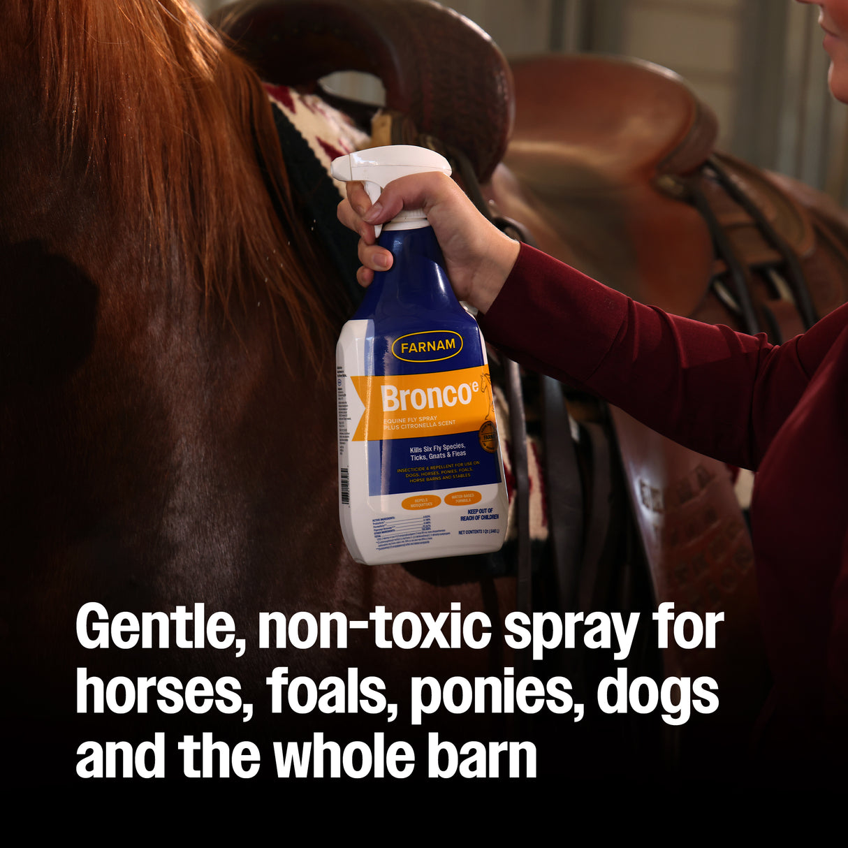 Farnam Bronco Fly Spray Plus Citronella Scent- 32oz