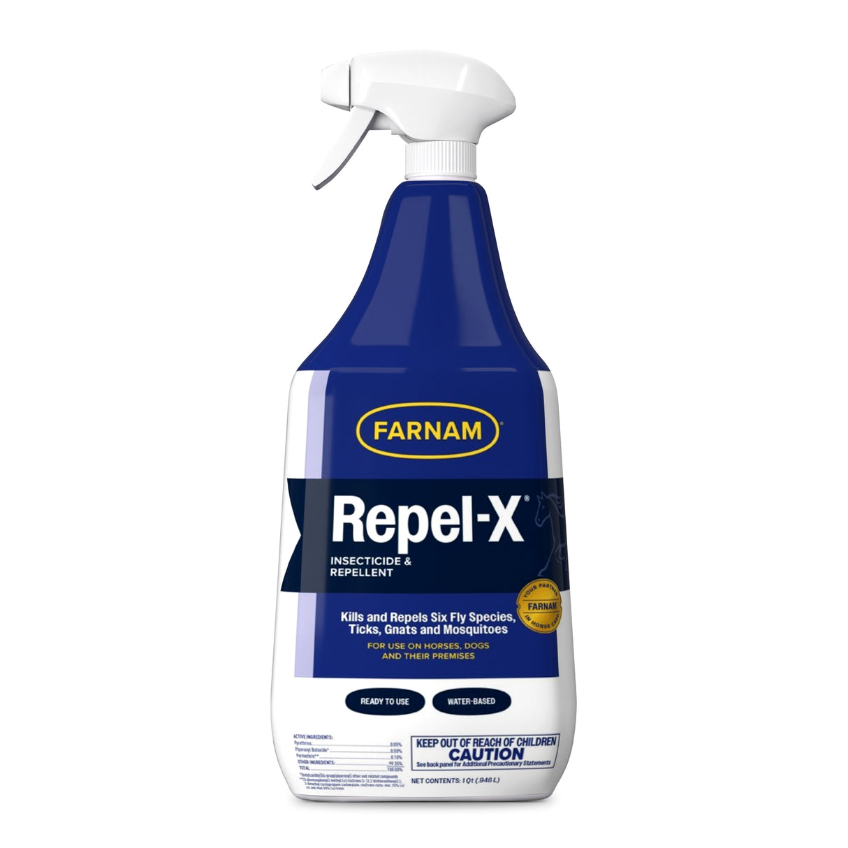 Farnam Repel-X Insecticide & Repellent Fly Spray- 32oz.