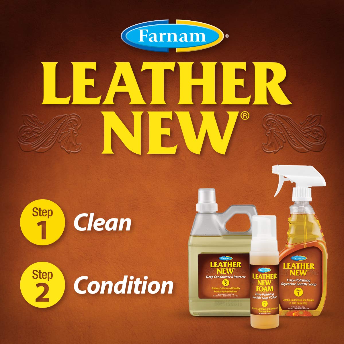 Farnam Leather New Deep Conditioner and Restorer- 32oz