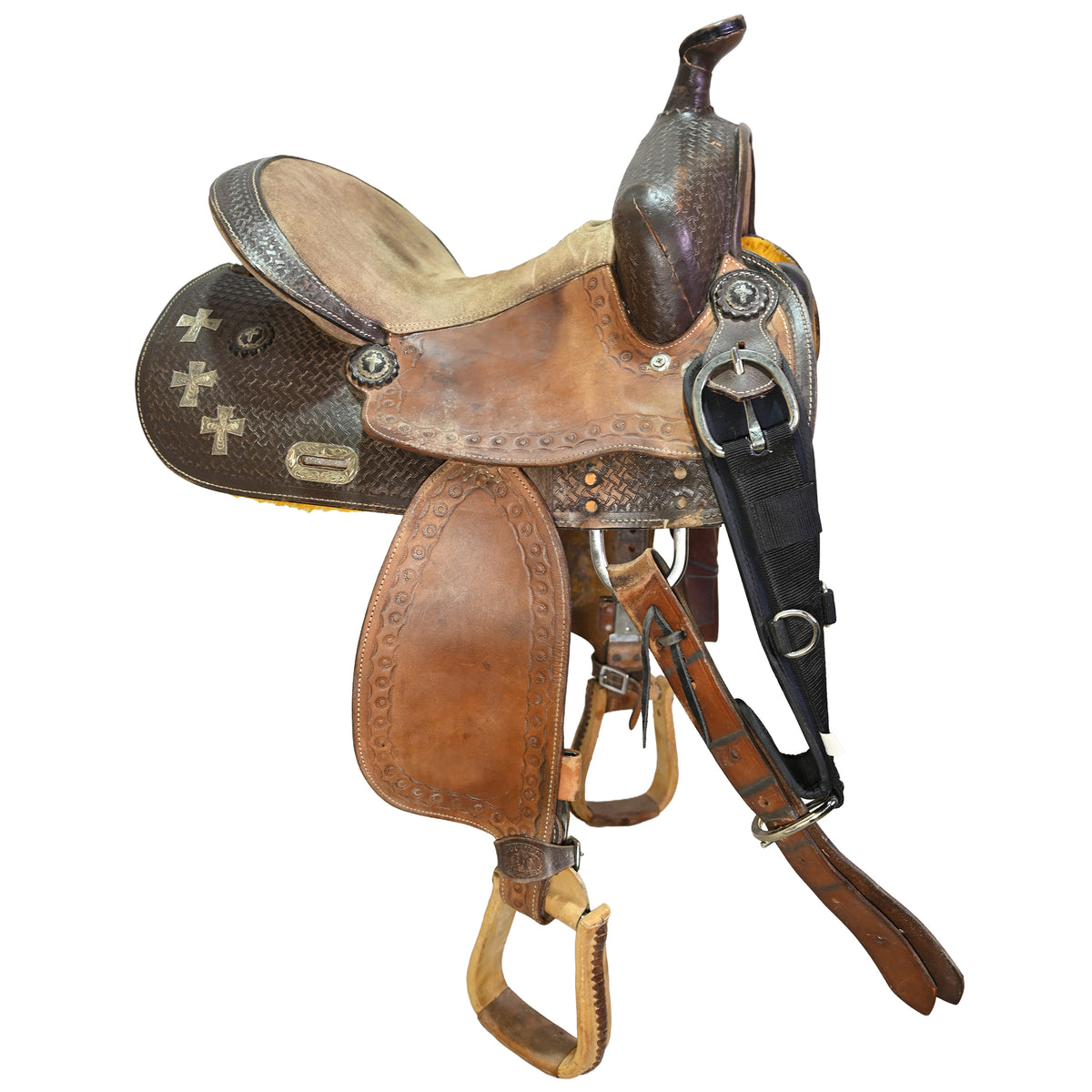 Used 13" Double T Youth Barrel Racing Saddle