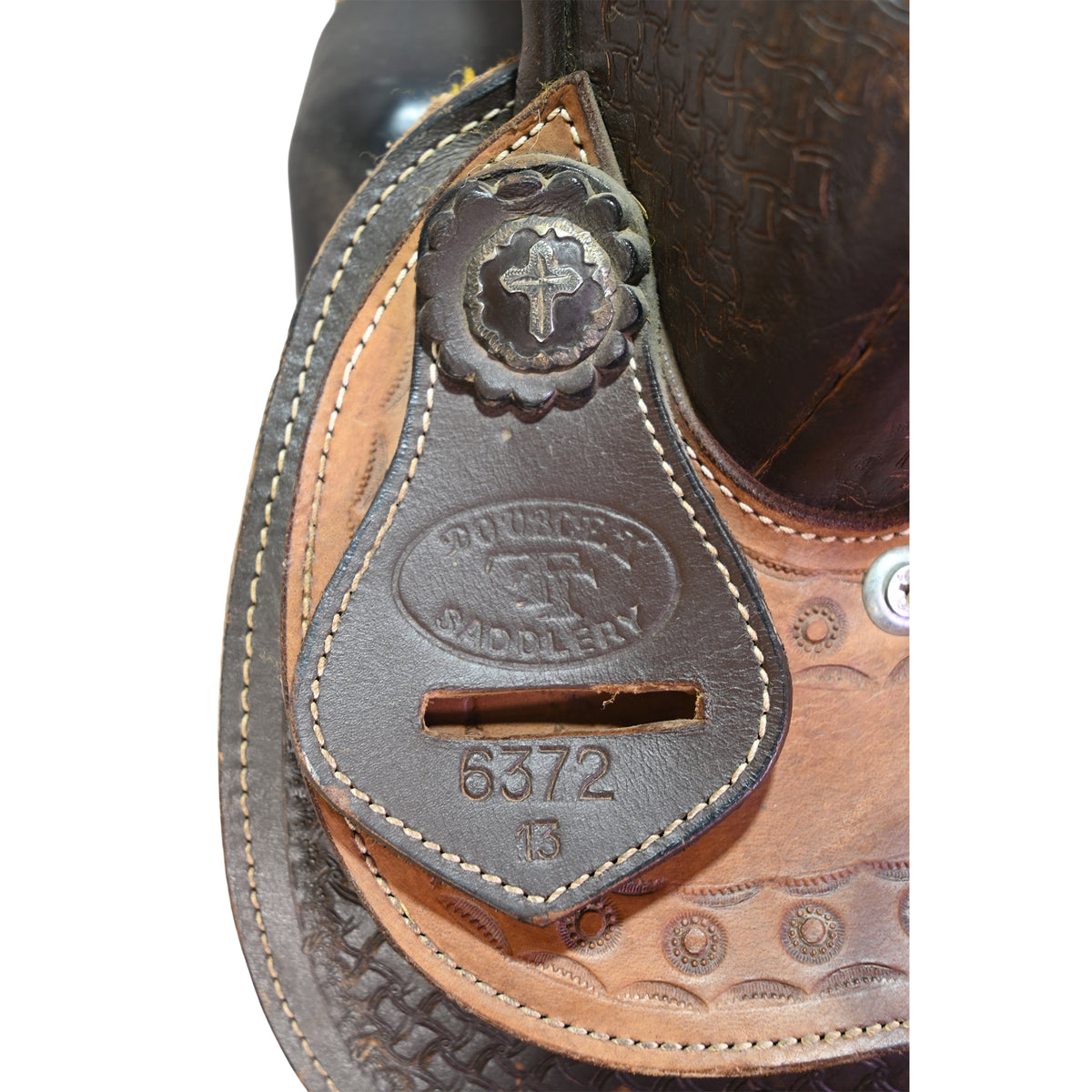 Used 13" Double T Youth Barrel Racing Saddle