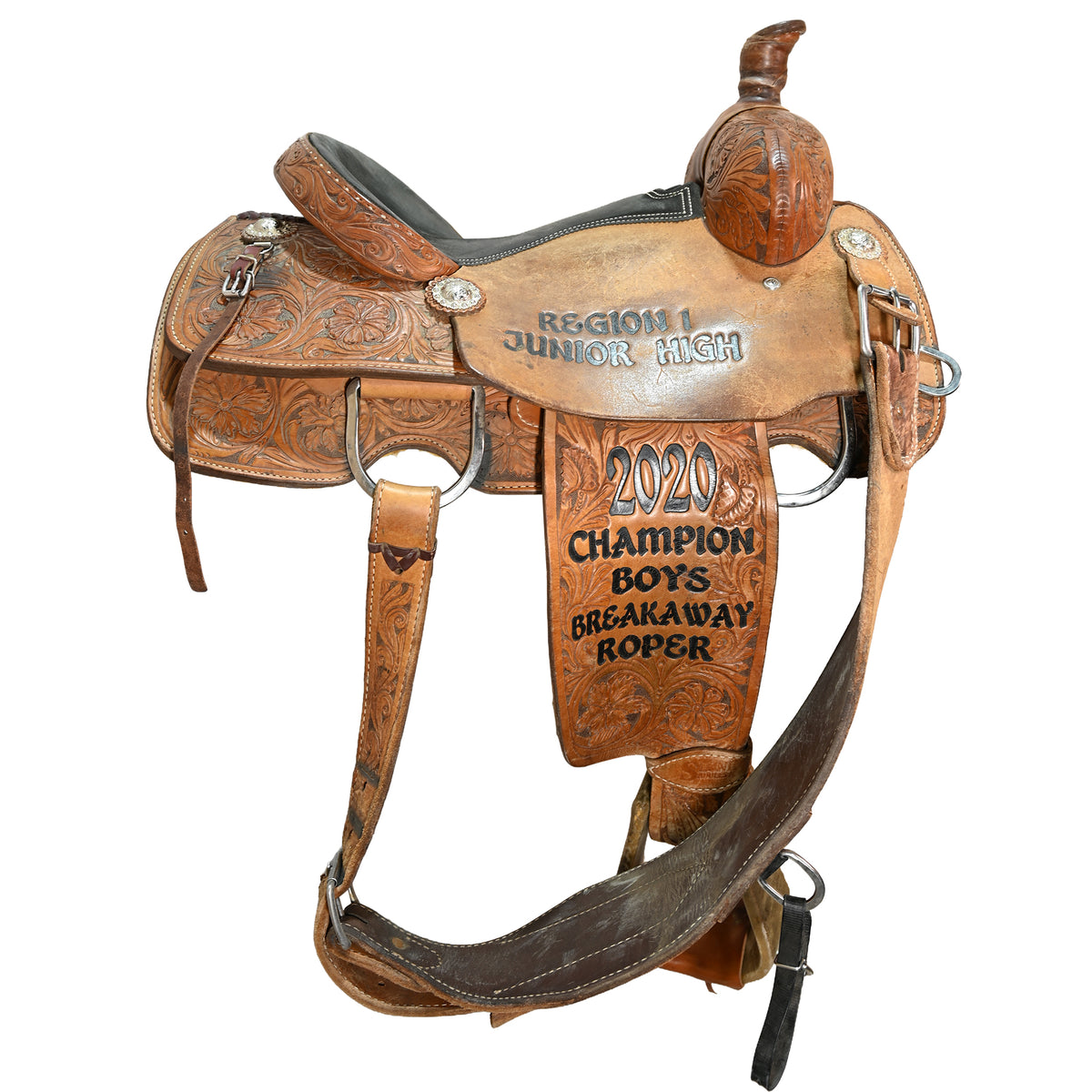 Used 14.25" Tod Slone Trophy Calf Roping Saddle