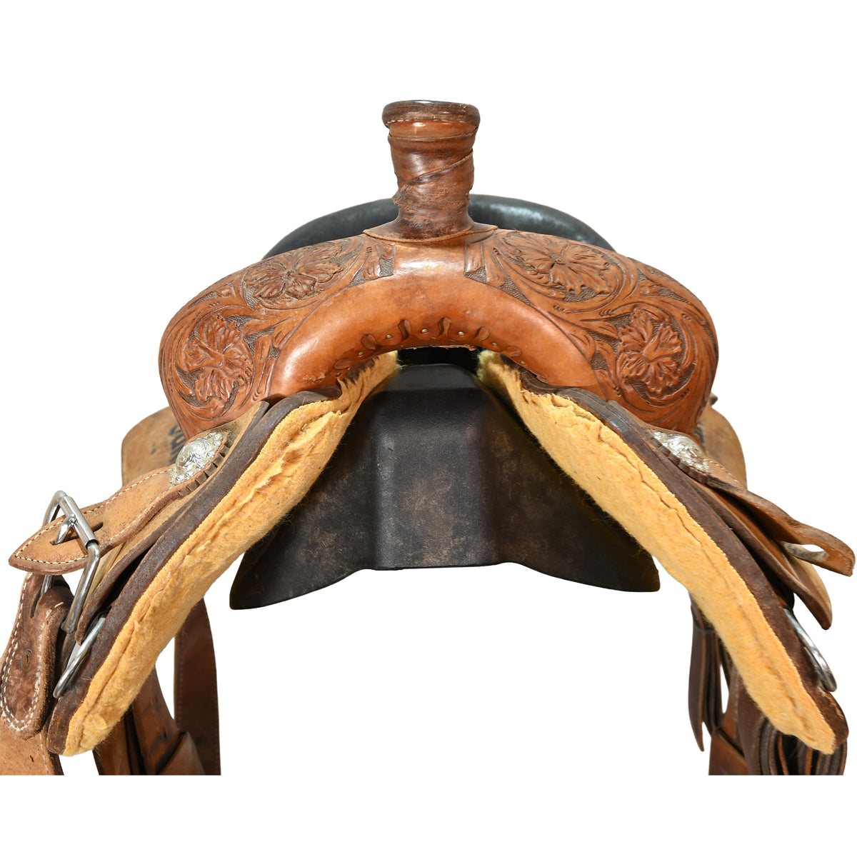 Used 14.25" Tod Slone Trophy Calf Roping Saddle