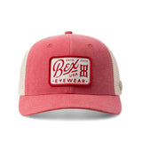Bex Sunglasses Wyatt Cap- Cranberry/Beige