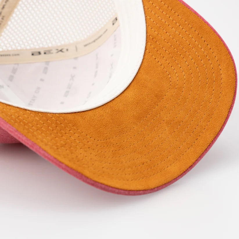 Bex Sunglasses Wyatt Cap- Cranberry/Beige