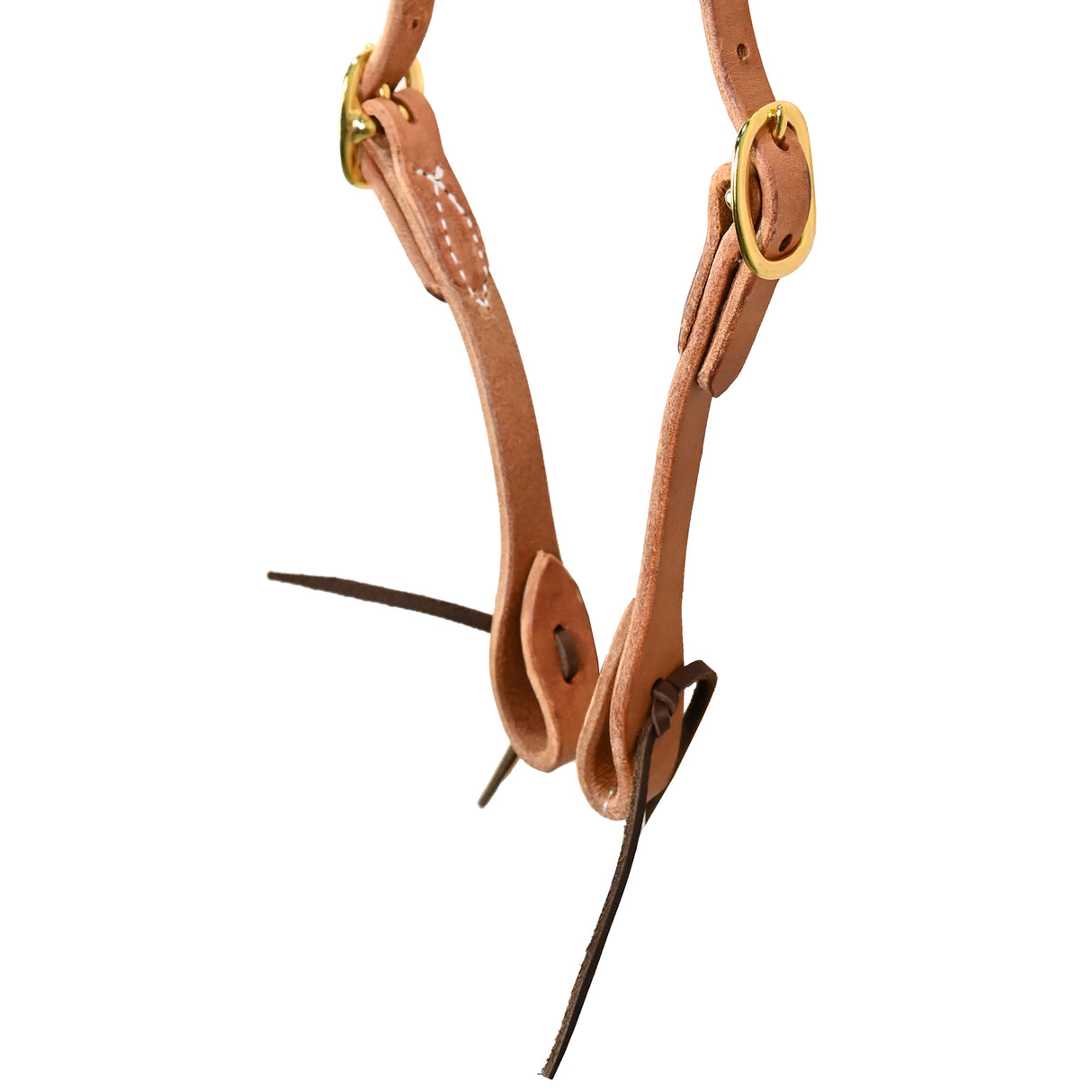 Berlin Custom Leather Harness Leather Slip Ear Headstall