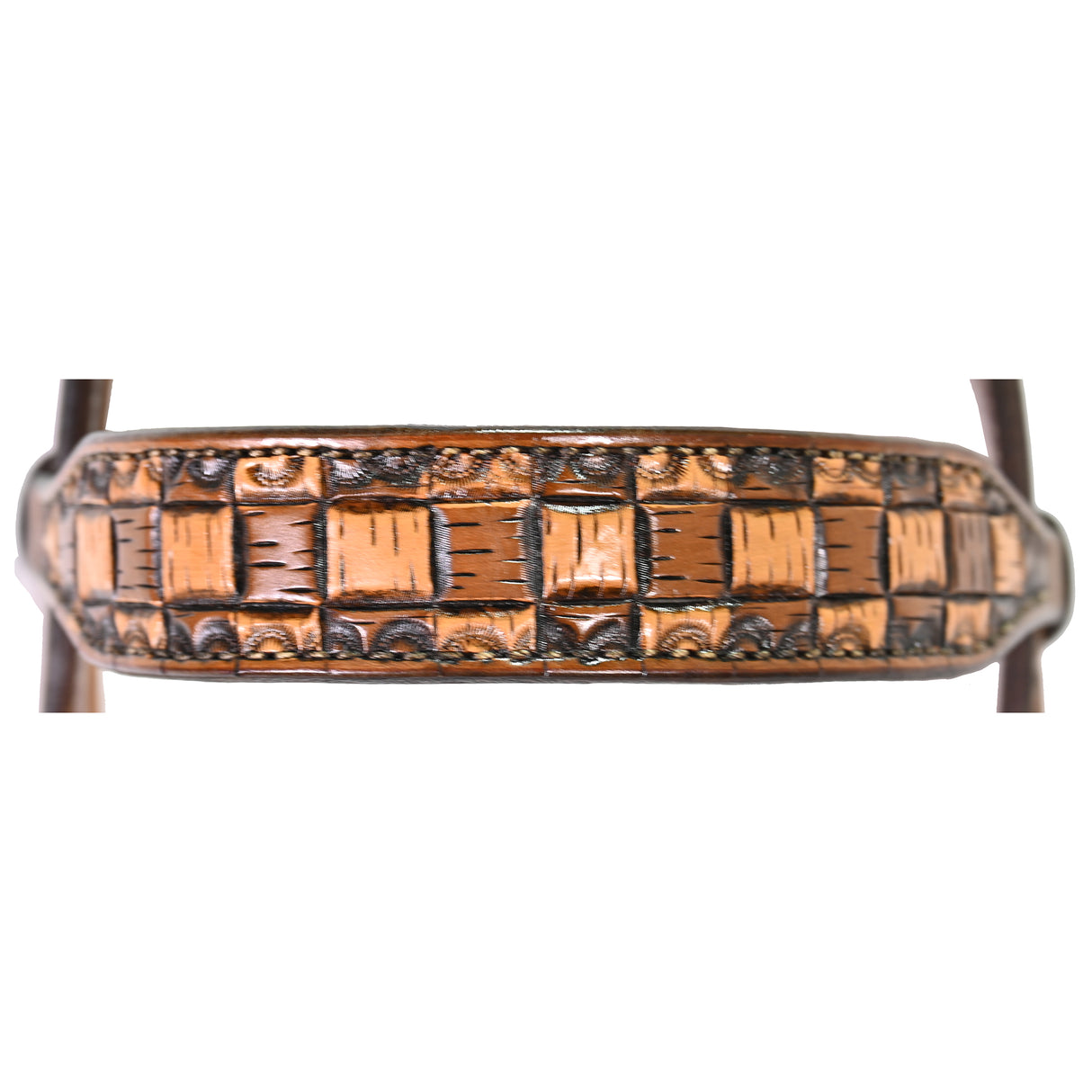 Scott Thomas Saddlery Vintage Checkerboard Browband Headstall