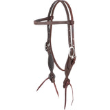 Martin Saddlery Chocolate Roughout Browband Headstall