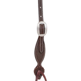 Martin Saddlery Chocolate Roughout Browband Headstall