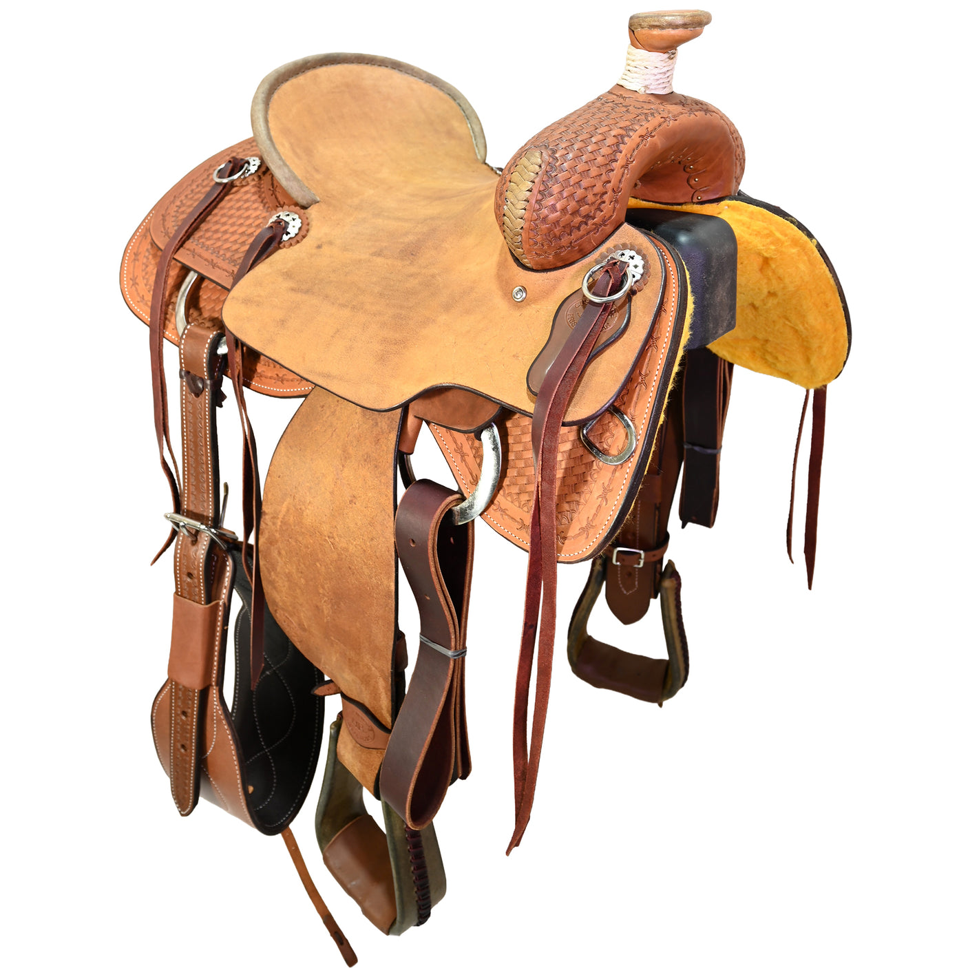 SOLD! New! 15.5" HR Custom Ranch Association Saddle
