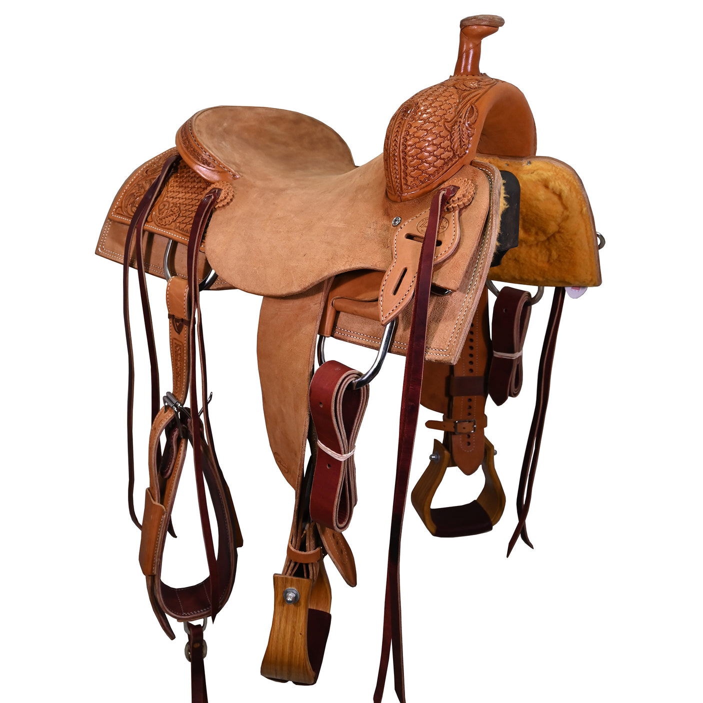 New! 15.5" Hud Roberts Signature Series Ranch Cutting Saddle
