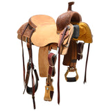New! 15.5" Hud Roberts Signature Series Ranch Cutting Saddle