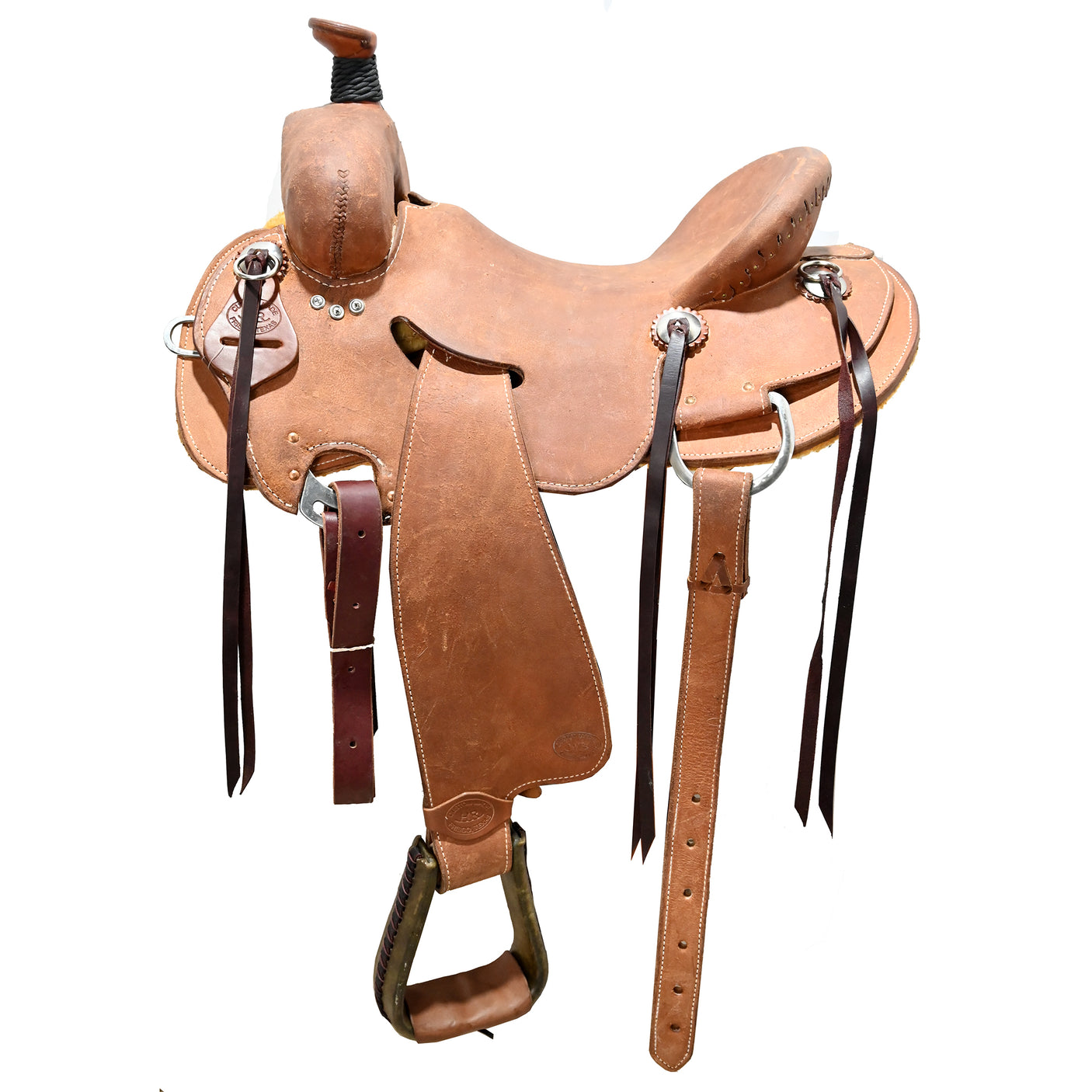 SOLD! New! 16" HR Custom Stripdown Ranch Saddle
