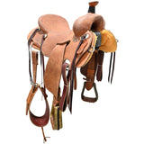 SOLD! New! 16" HR Custom Stripdown Ranch Saddle