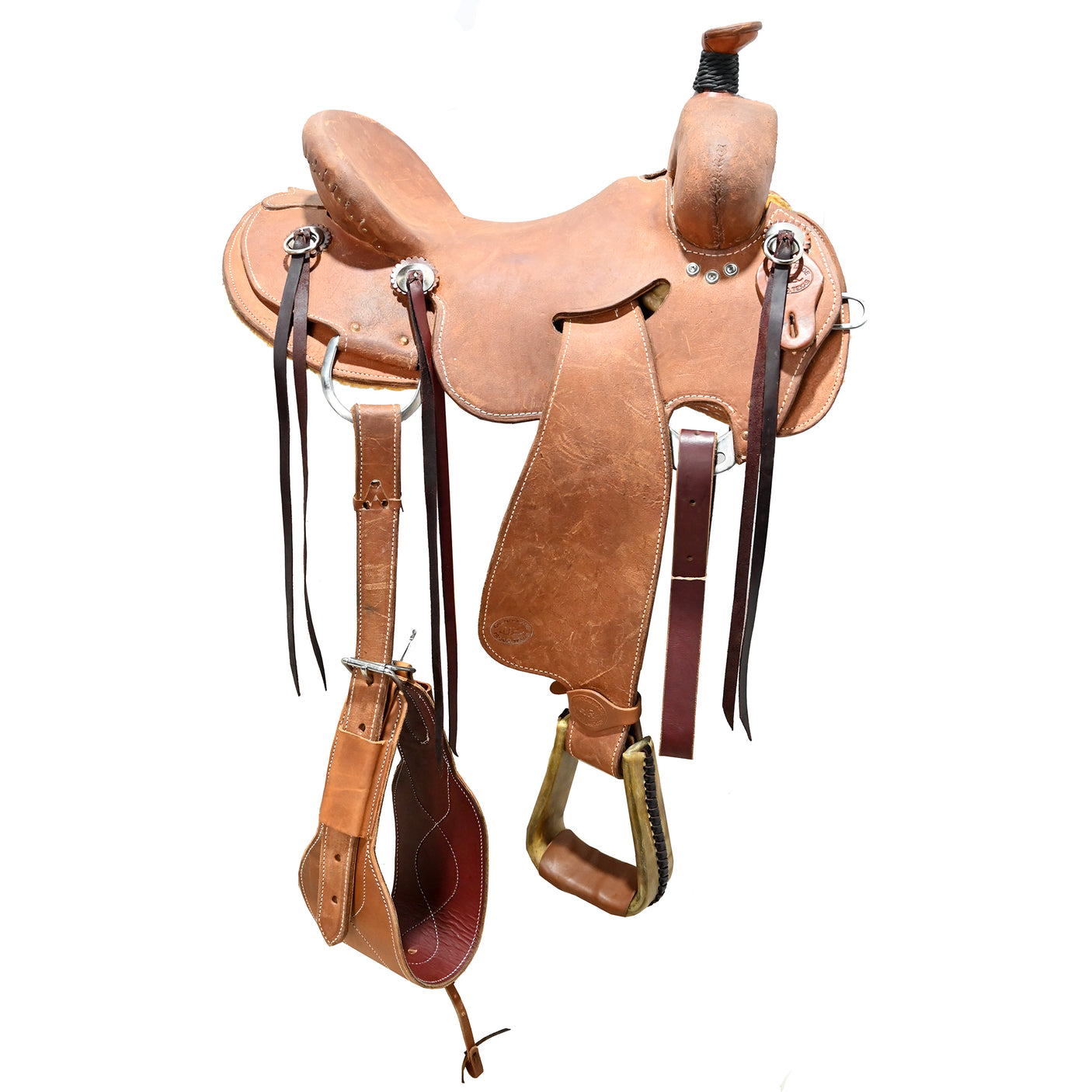 SOLD! New! 16" HR Custom Stripdown Ranch Saddle