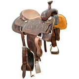 SOLD! Used 14.25" HR Custom Team Roping Saddle