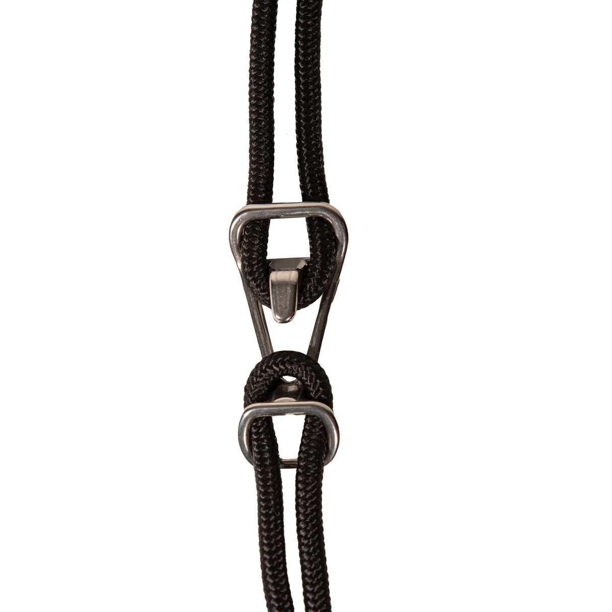 Professional's Choice Easy On Rope Halter with Lead Rope- Black