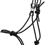 Professional's Choice Easy On Rope Halter with Lead Rope- Black