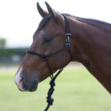 Professional's Choice Easy On Rope Halter with Lead Rope- Black