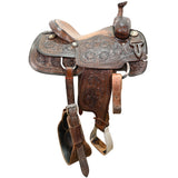 SOLD! Used 14.25" HR Custom Team Roping Saddle