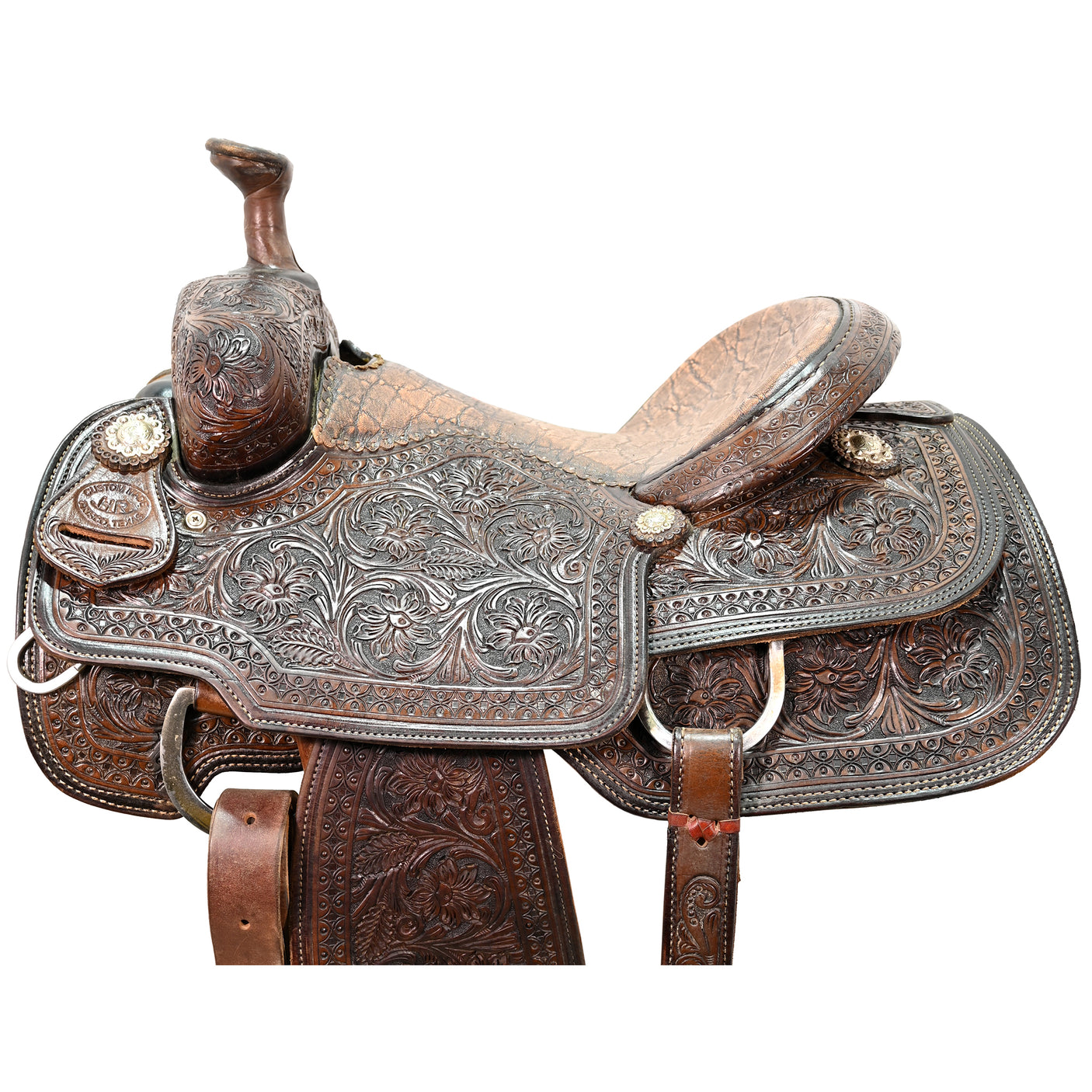 SOLD! Used 14.25" HR Custom Team Roping Saddle