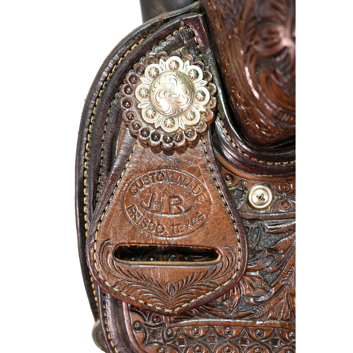 SOLD! Used 14.25" HR Custom Team Roping Saddle