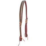 Scott Thomas Saddlery Vintage Checkerboard Split Ear Headstall