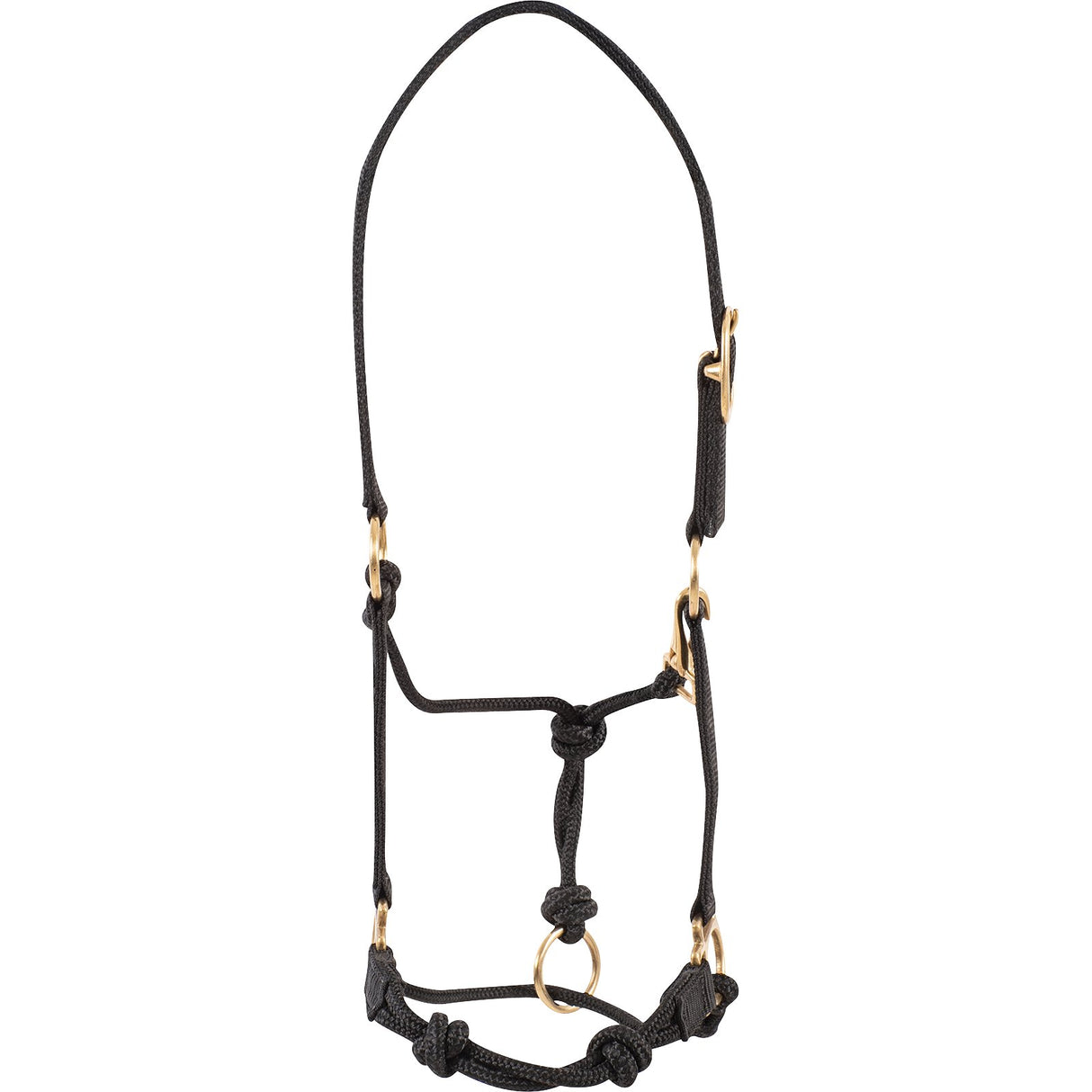 Cashel Nylon and Rope Hybrid Halter- Black
