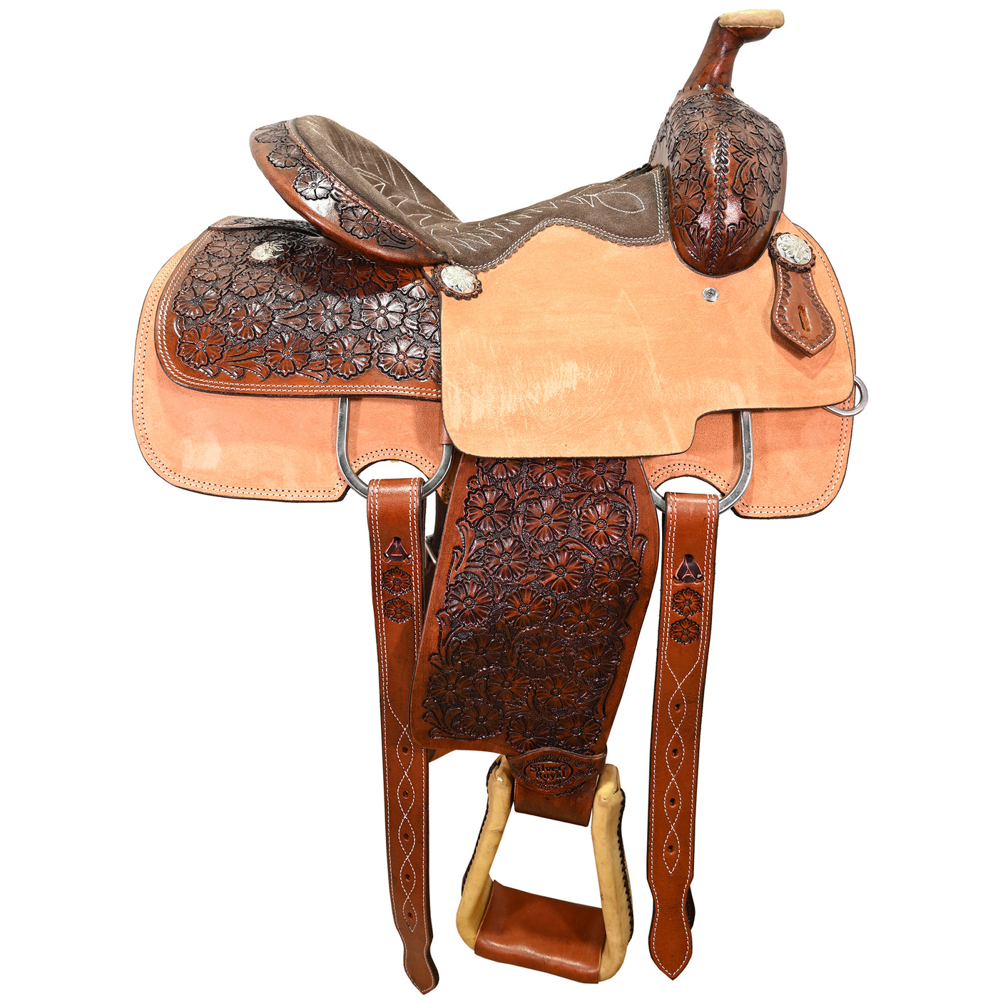 New! 14" Silver Royal by Tough-1 Holbrook Roping Saddle