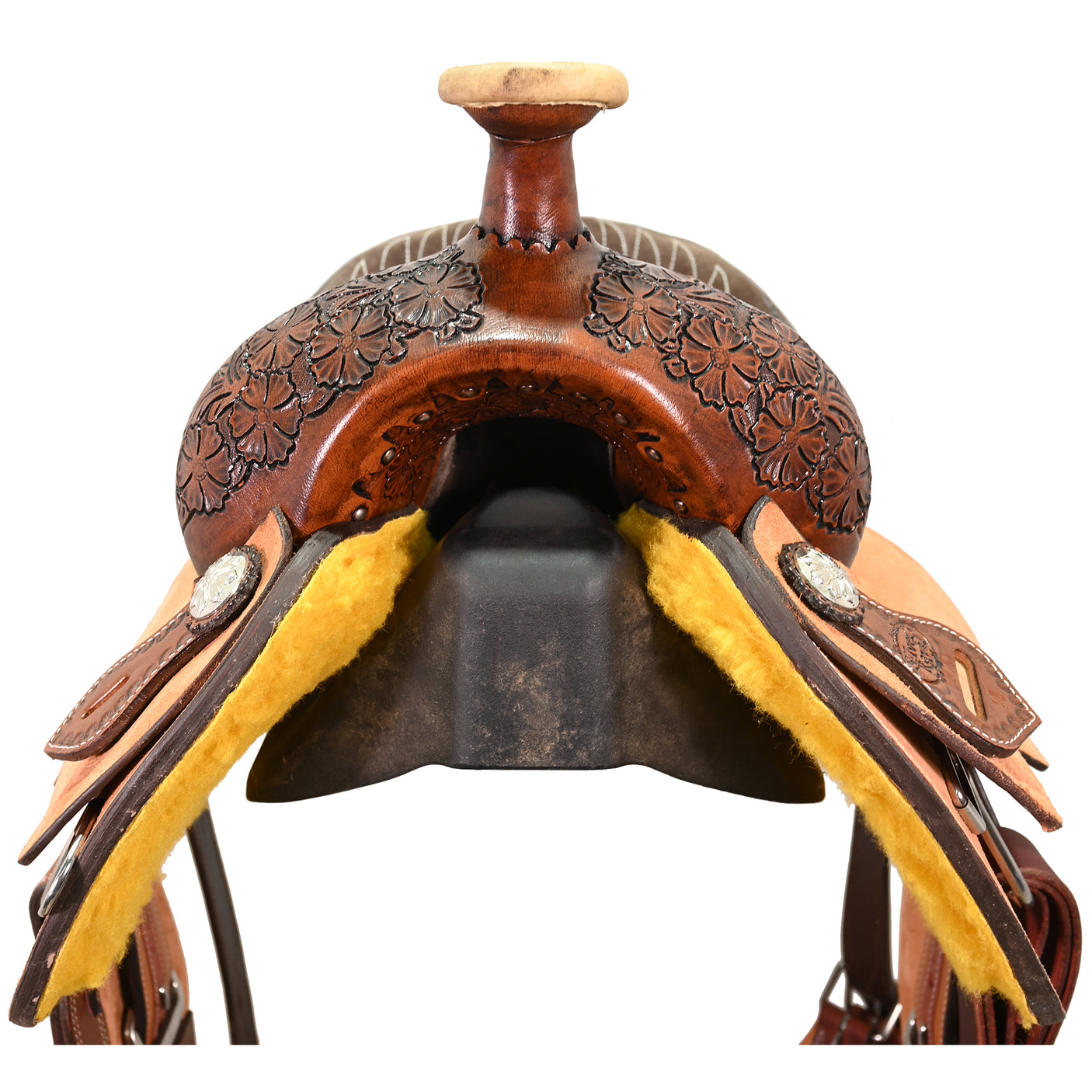 New! 14" Silver Royal by Tough-1 Holbrook Roping Saddle